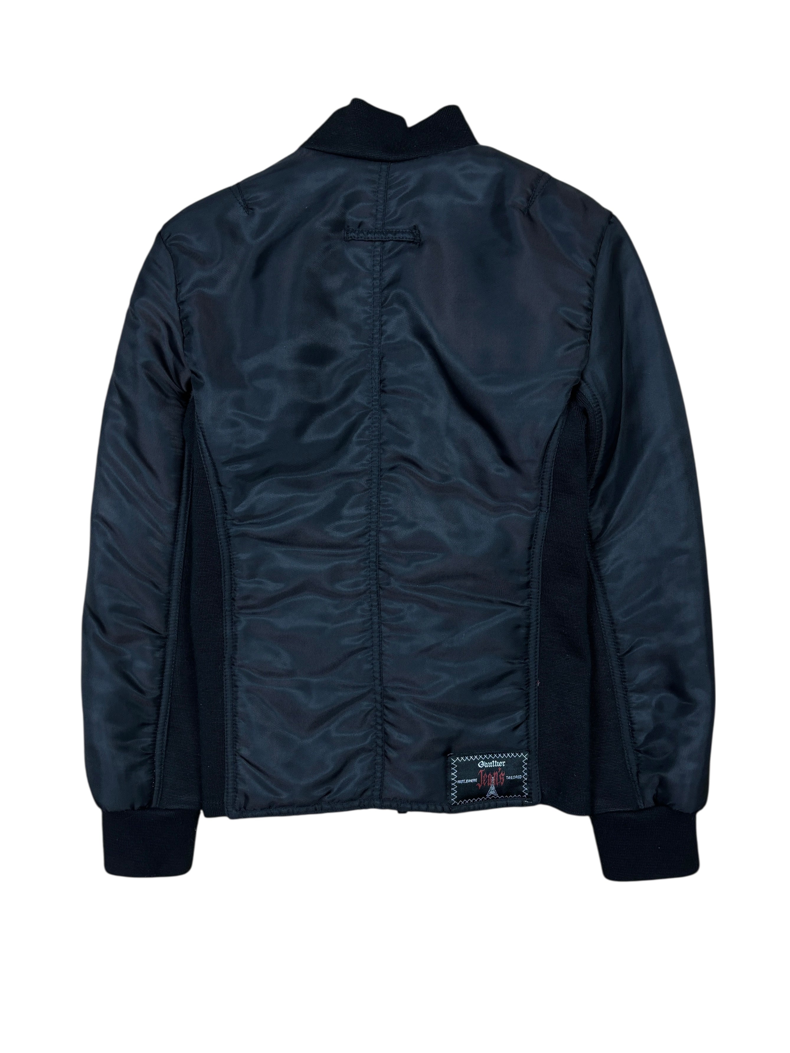 2000s Jean Paul Gaultier 6-pack Muscle Bomber Jacket