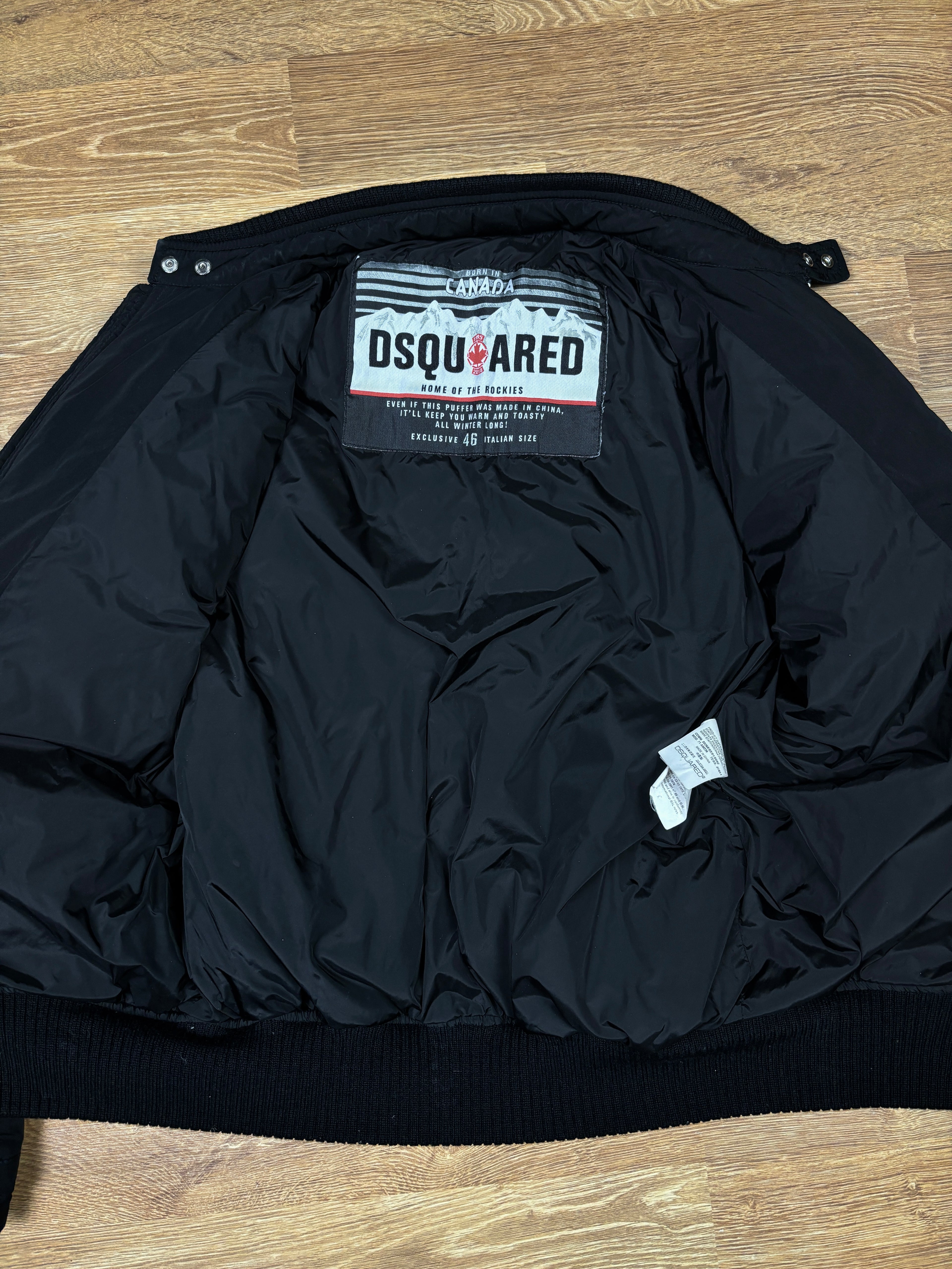 Chaqueta bomber Dsquared2 de plumón utilitaria multirremallera