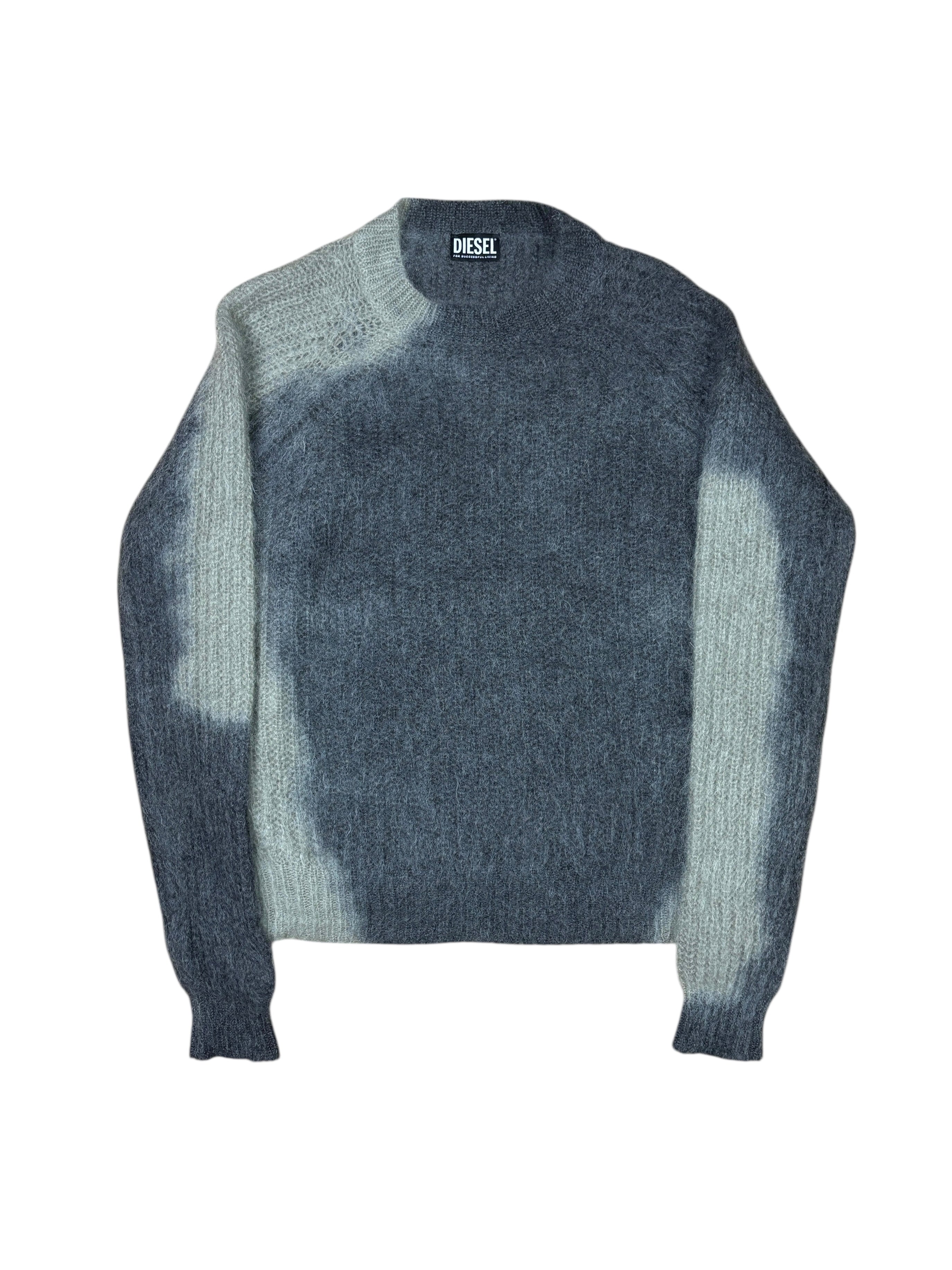Diesel Mohair Blend Gradient Knit Sweater