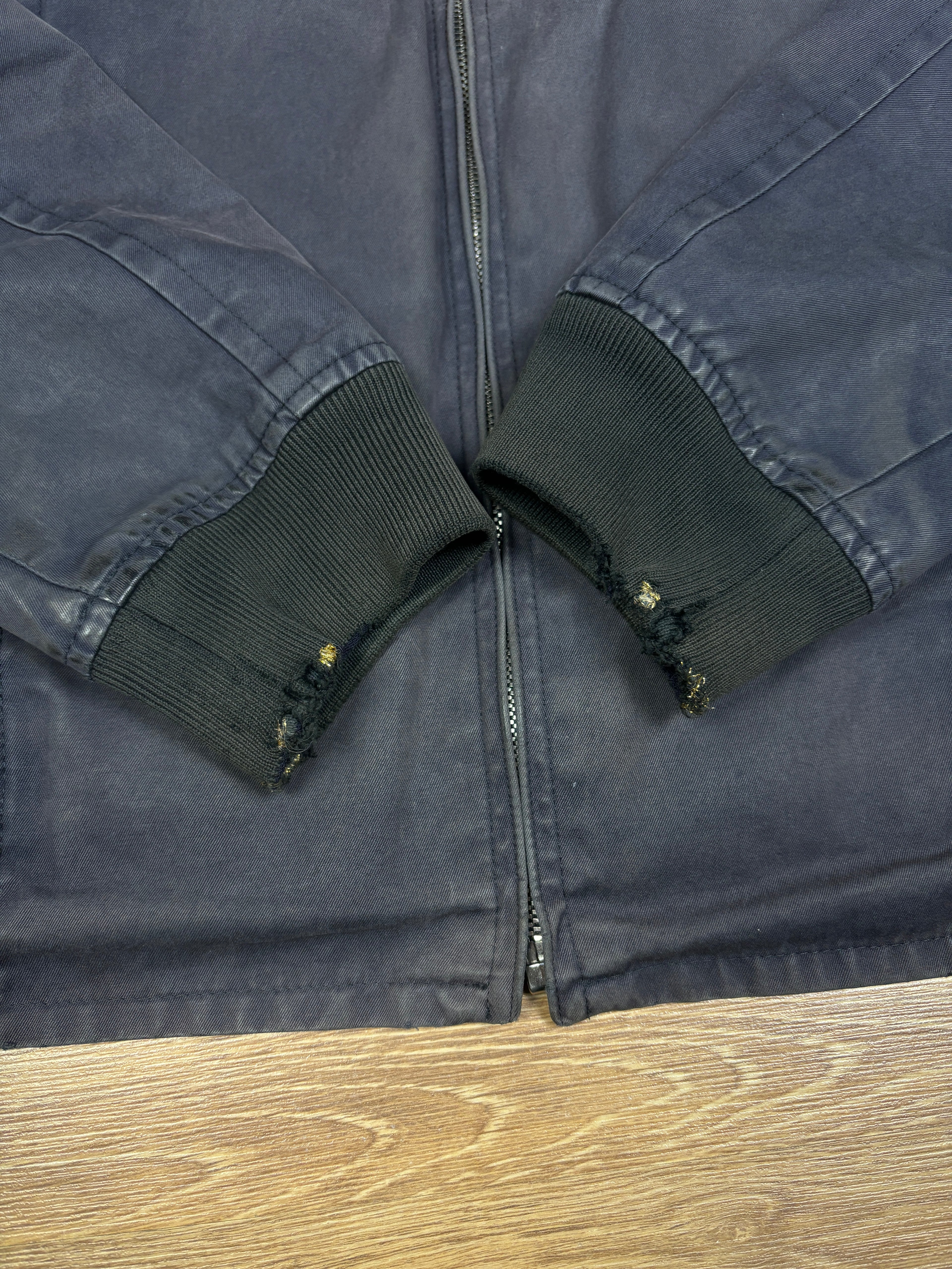 Gucci 2000s Cotton Biker Jacket Navy