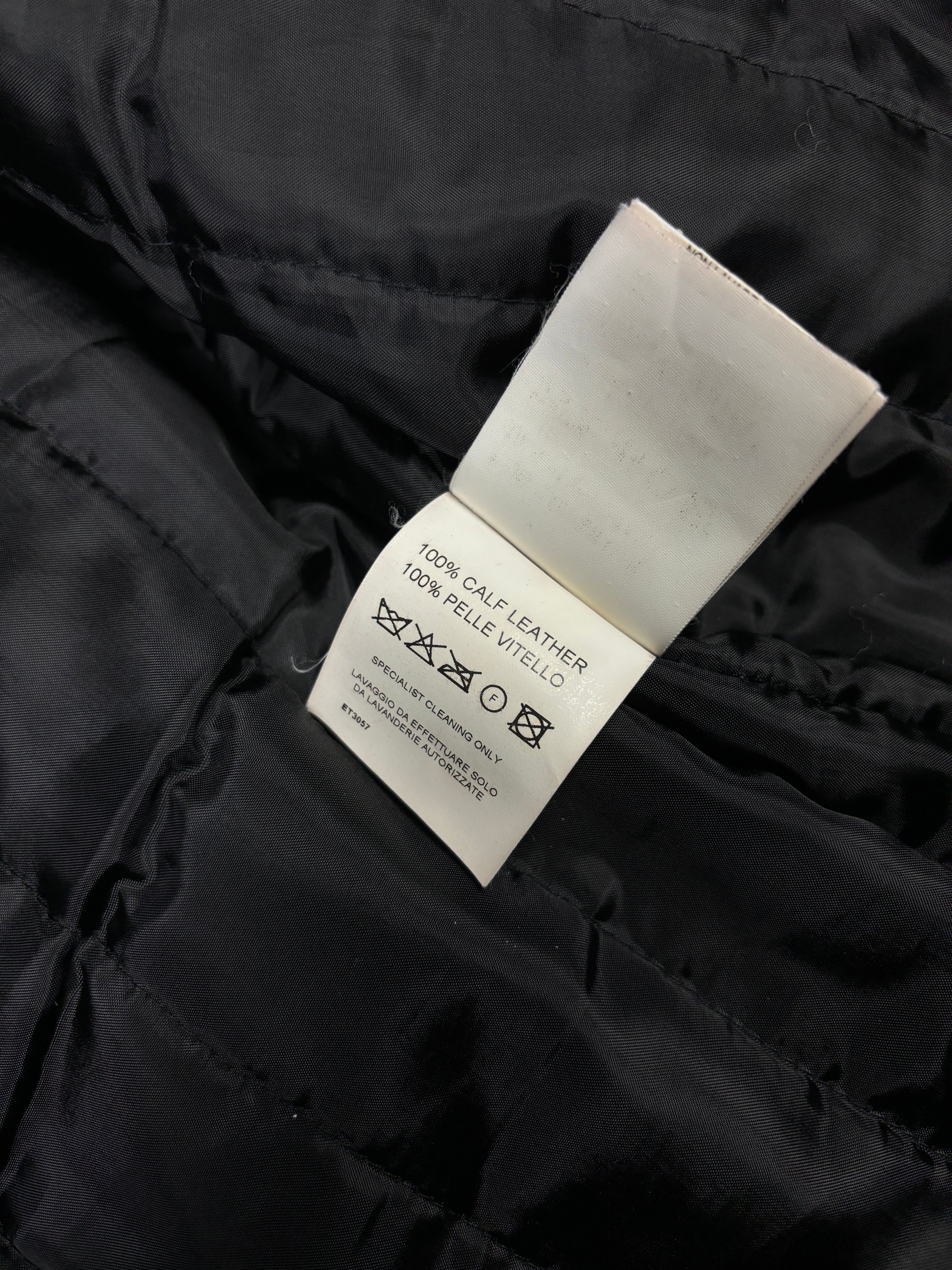 2000s Dirk Bikkembergs Leather & Wool Hybrid Jacket